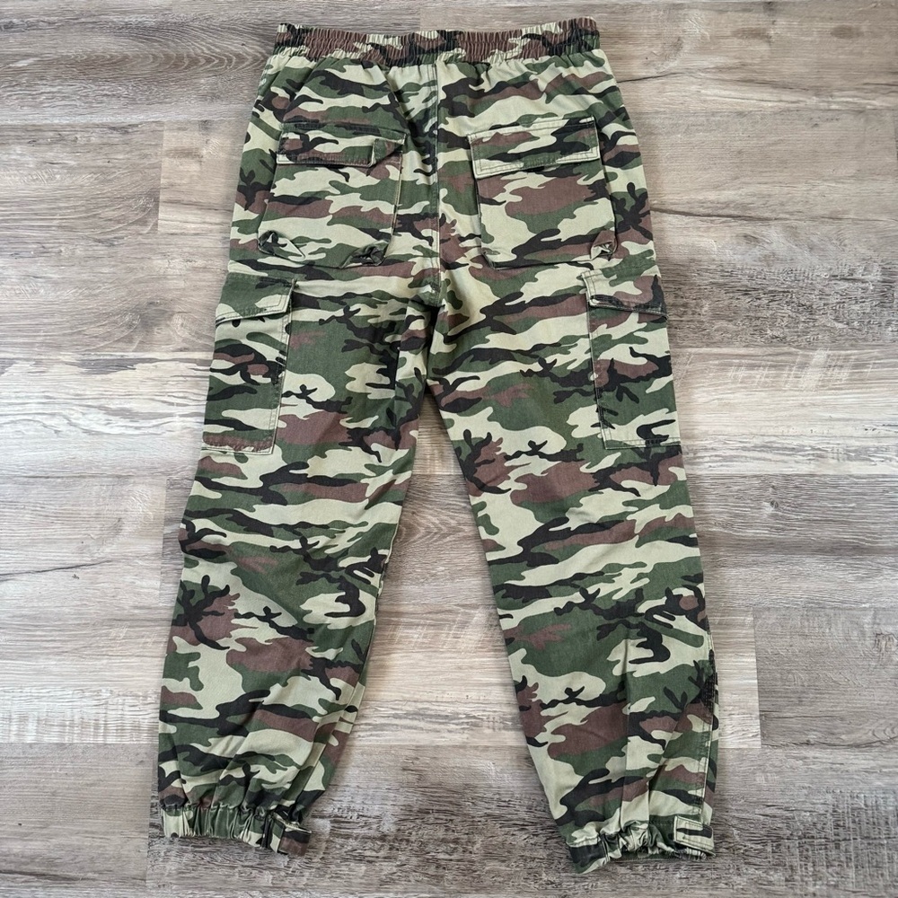 Camo cargo jogger camouflage pants fits men’s M - Picture 2 of 6